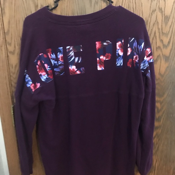 PINK long sleeved shirt. Size small - Picture 2 of 2